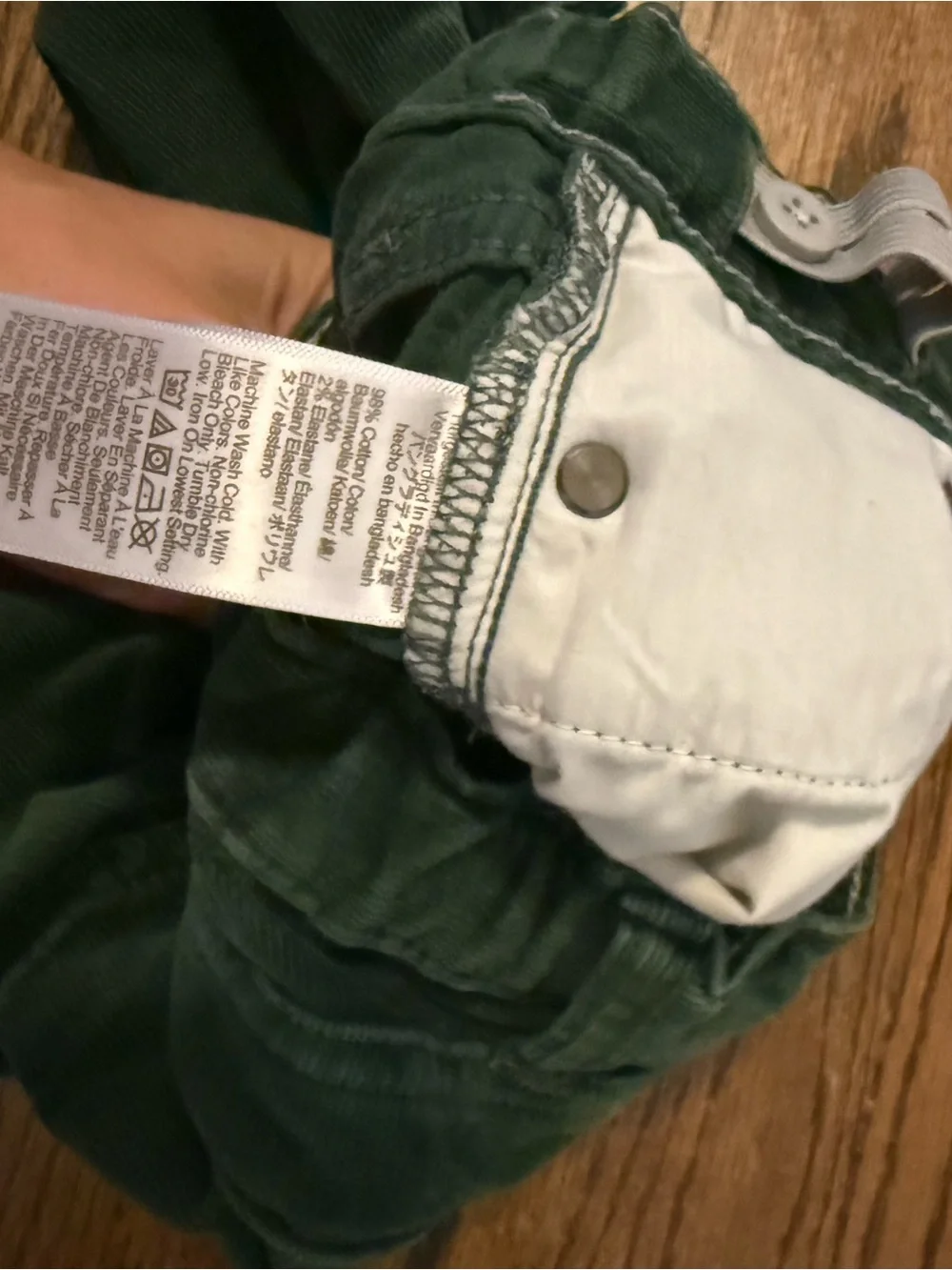 Crewcuts Dark Green Corduroy Pants 2T